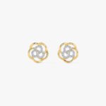 Floweret Cluster Diamond Stud Earrings