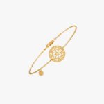 Handmade Sterling Silver 18ct Gold Bangle