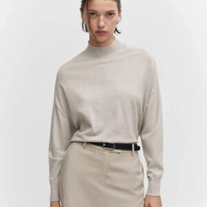 Women\'s Turtleneck Sweater Chunky T-shirt