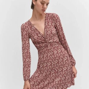 Maluka Women Printed Rayon Dress