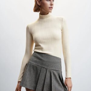 Adagro Womens T-shirts Turtle Neck Slim Fit Tee