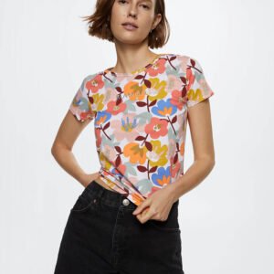 Speechless Girls\' Flutter Sleeve Floral Top